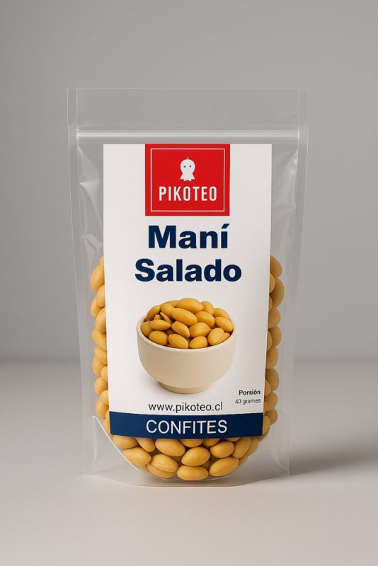 Maní tostado con sal